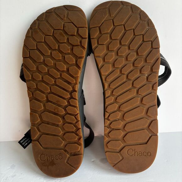 Chaco Men's Gray Lowdown Slip On Sandals Size 13 US, 45 EU Adjustable Straps - Picture 5 of 8